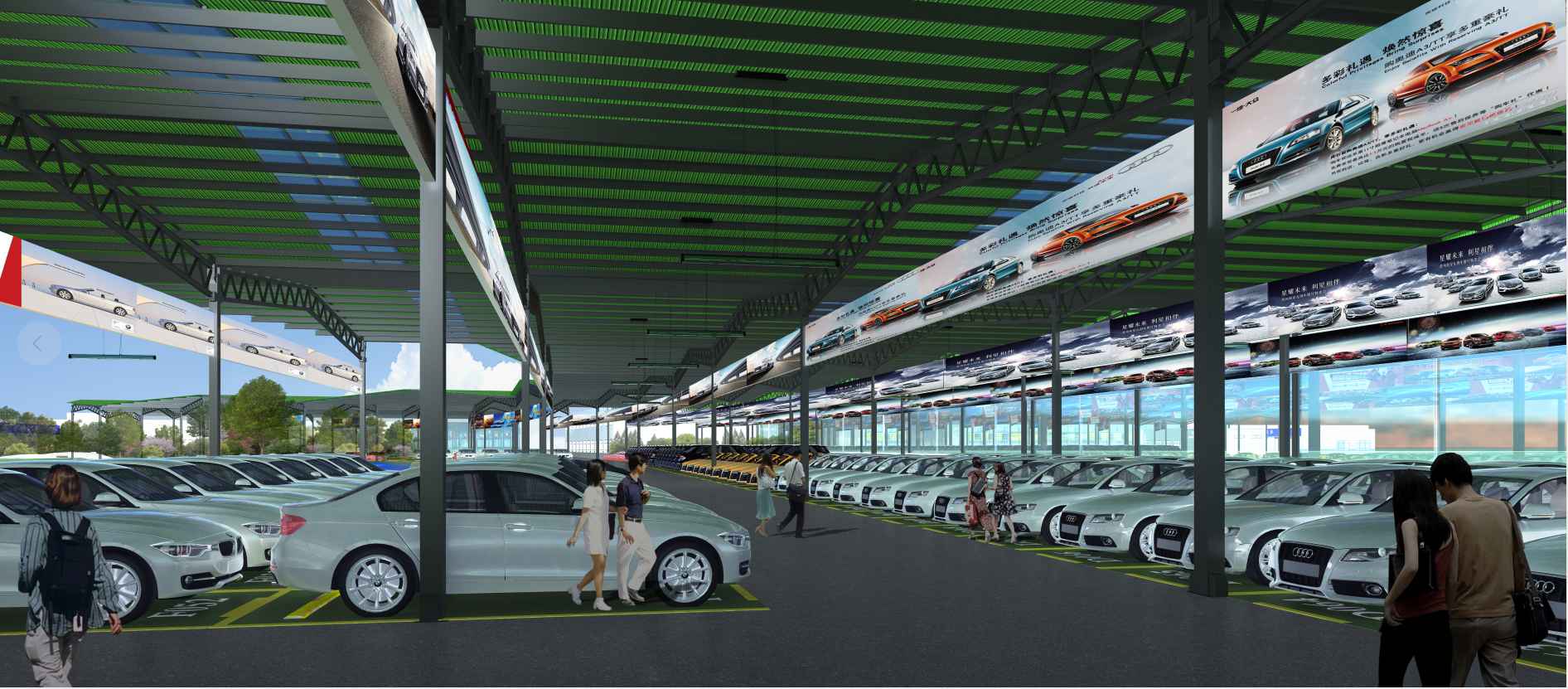 車(chē)行天下新車(chē)市場(chǎng)全品牌綜合展銷(xiāo)廳